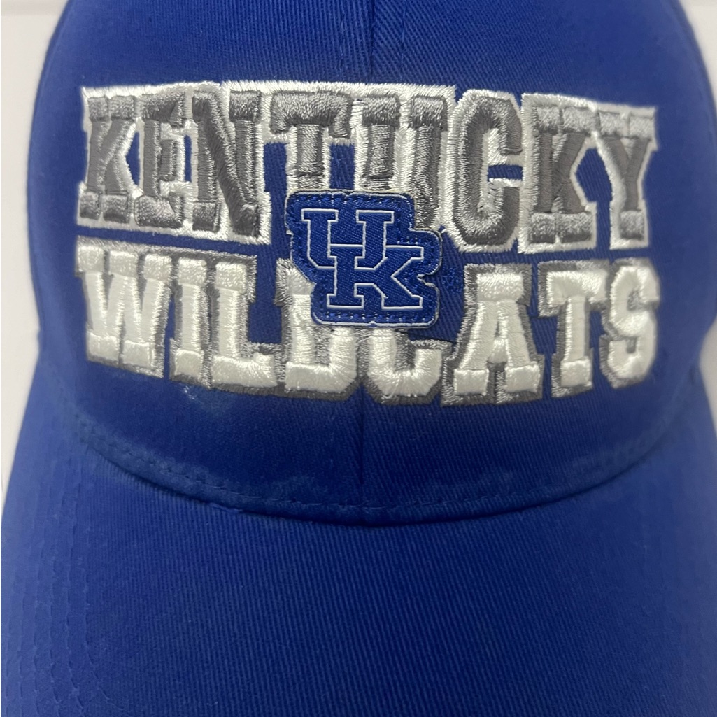 Kentucky Wildcats Hat Cap Snap Back Blue White University Of Kentucky Mens Hat